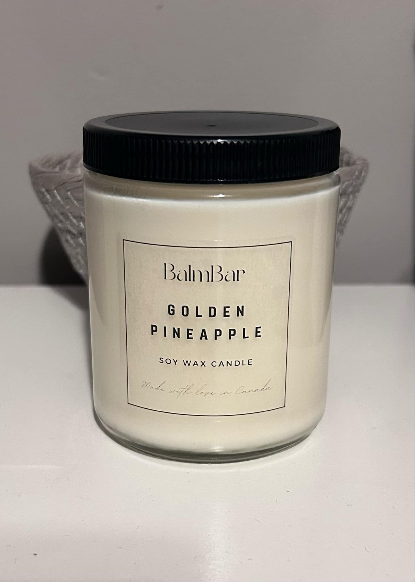 Golden Pineapple Soy Wax Candle 8oz
